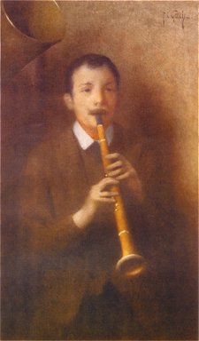 The Clarinet Player ~ Thomas Cooper Gotch